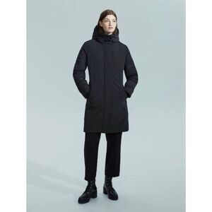 NWT Black Premium Down Filled Parka Coat Jacket XXS WhiteSky